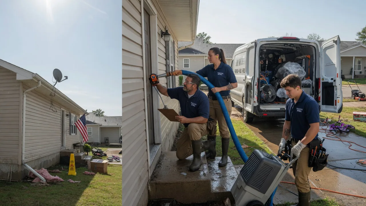 Ceiling Water Damage Restoration in Yorkshire, OH near me